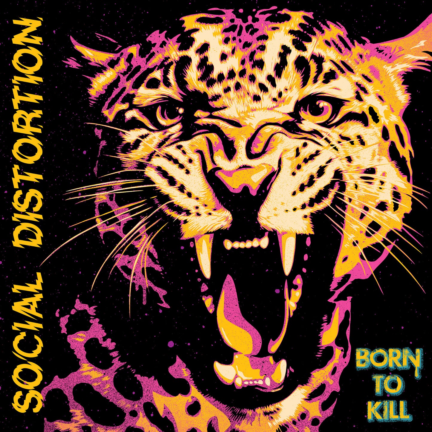 Social Distortion - Born To Kill (Iex) Pink & Yellow